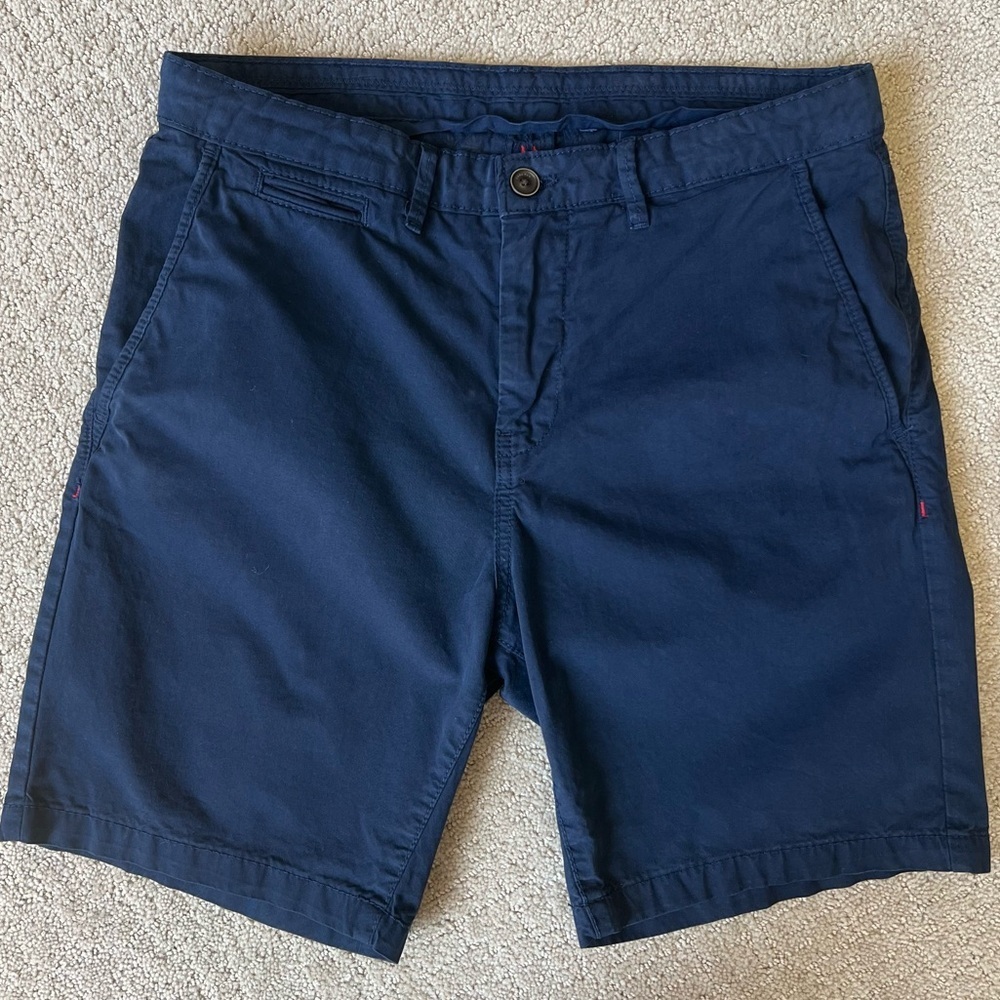 Zara Men’s Chino Navy Blue Shorts